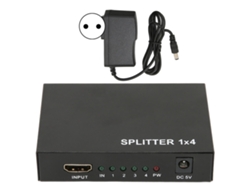 Convertidor HDMI de 1 a 4 salidas con duplicación de pantalla de 1080p
