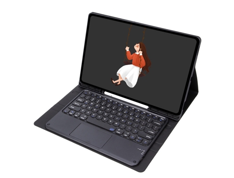 Carcasa Flip Cover y Teclado Bluetooth YIMGOTTA YM-X200C para Samsung Galaxy Tab A8 10.5 X200/X205
