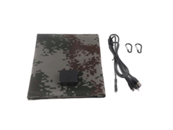 Panel Solar Plegable De 21 W, Ligero, Portátil E Impermeable, Para Cargar Teléfonos.