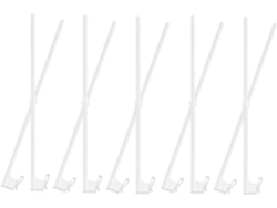 Soportes Compactos Ys Para Banderas De Coche Con Ventosas. Fabricados En Pp Ligero. 12 Unidades Para Decoración De