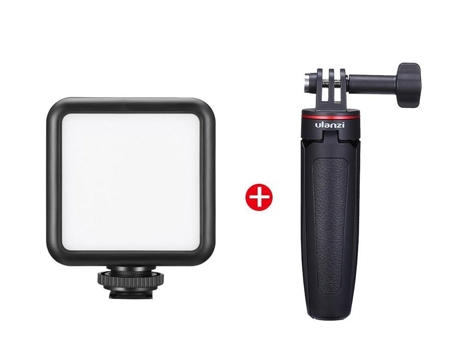 Luz de Relleno de Trípode SLOWMOOSE Ulanzi Mt-09 Universal Estender Trípode Portátil para Go Pro 8/7/6/5 / Hero