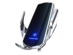 Soporte Para Teléfono Inteligente Con Carga Inalámbrica Para Coche Yizhood Silver Con Sensor Infrarrojo