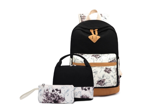 Mochila KOHREE de estudiante de Mochila KOHREE de viaje impermeable de tres piezas