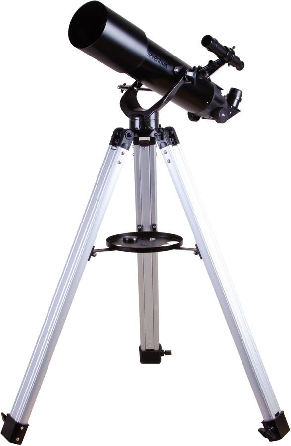 Telescopio Levenhuk Skyline base 80t refractor 80 mm para observar la luna y los planetas del