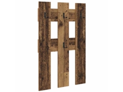 Perchero de pared antiguo de madera 65 x 3 x 100 cm MAISON EXCLUSIVE