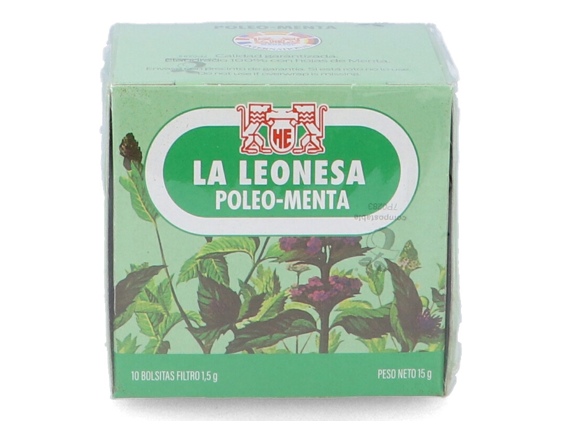 Complemento Alimentar MANASUL Manasul Poleo Menta La Leonesa 10 Bolsitas