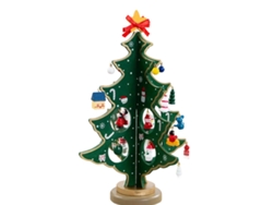 Calendario de cuenta regresiva para las fiestas con árbol de bricolaje, decoración navideña atemporal, decoración navideña versátil para niños y