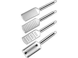 Rallador Portatil Acero Inox Para Queso Limon Jengibre Ajo Verduras
