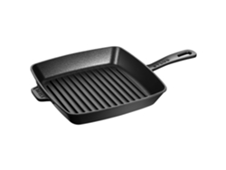 Grill Pans Plancha americana 26 cm, Hierro fundido, Negro STAUB