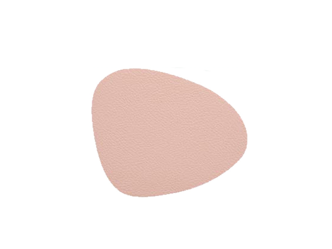 2 Sousplat, rosa y gris, forma especial