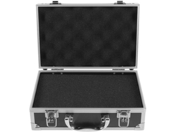 Caja De Herramientas Vacía De Aleación De Aluminio Negro, Resistente A La Deformación, Fácil De Transportar.