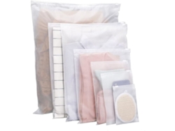 35 bolsas con cremallera para ropa, de plástico esmerilado, reutilizables e impermeables, ideales para viajes escolares.
