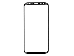 Protector De Pantalla De Vidrio Templado Blindado De Cobertura Total Curvo Para Samsung Galaxy S8plus Negro
