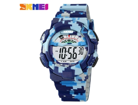 Relojes para niños Deportes al aire libre Relojes de luces LED eléctricos impermeables con camuflaje luminoso de la Fuerza Aérea LUUCOZK