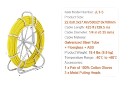Cinta de fibra de vidrio para cables, varilla para conductos, tirador de cables, 1-4 pulgadas x 425 pies