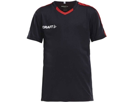 Camiseta de Hombre para Fútbol CRAFT Progress Contrast Negro (122 / 128 cm)