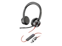Auriculares con Micrófono HP Blackwire 8225 (Negro - USB - USB-C)