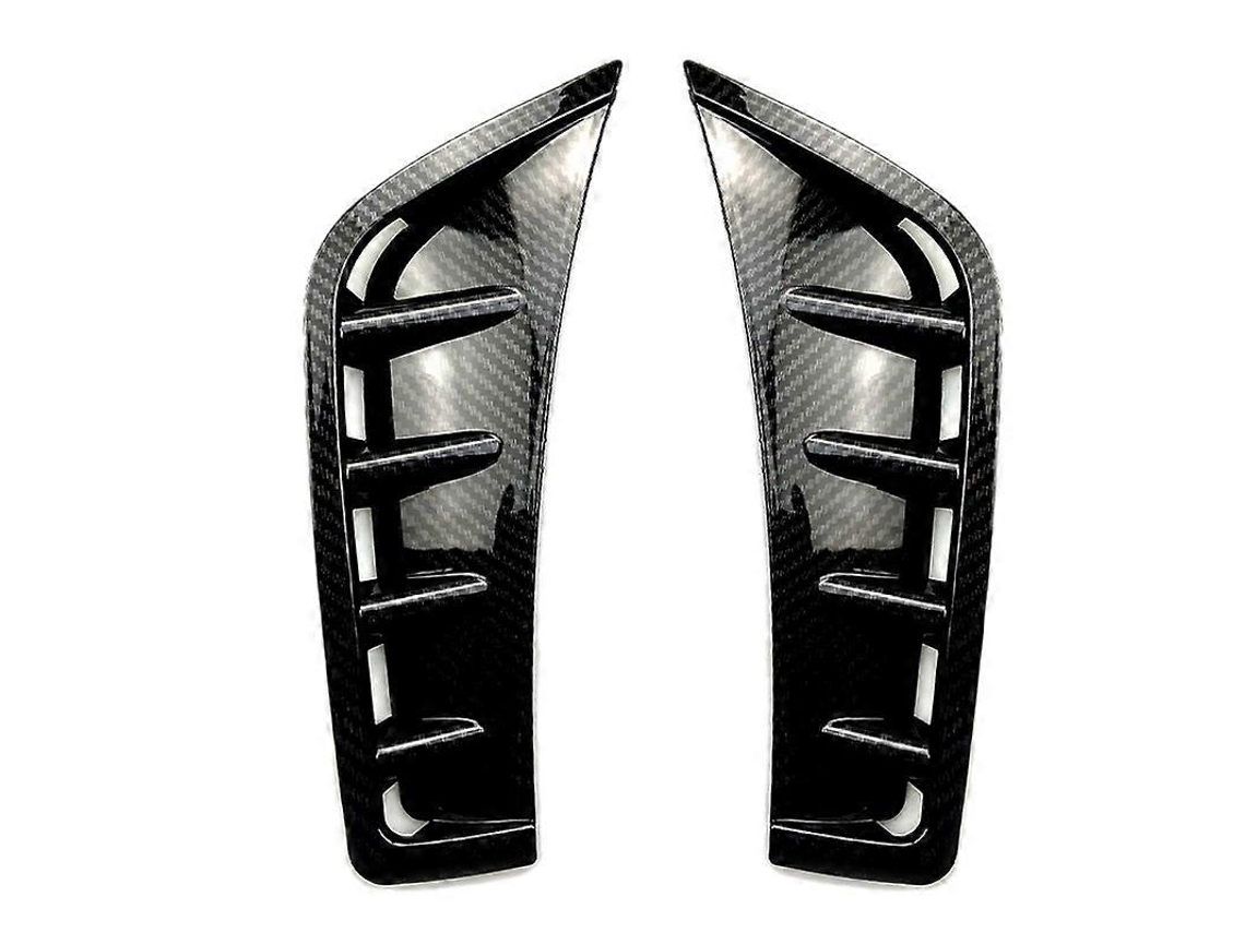 Parachoques delantero, alerón y ala lateral de fibra de carbono y ABS para GLC260 GLC300 20