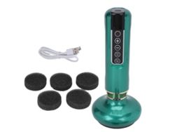 Dispositivo eléctrico de terapia de ventosas con calefacción mediante luz roja, recargable, con función Gua Sha para masaje de espalda. GOKOCO