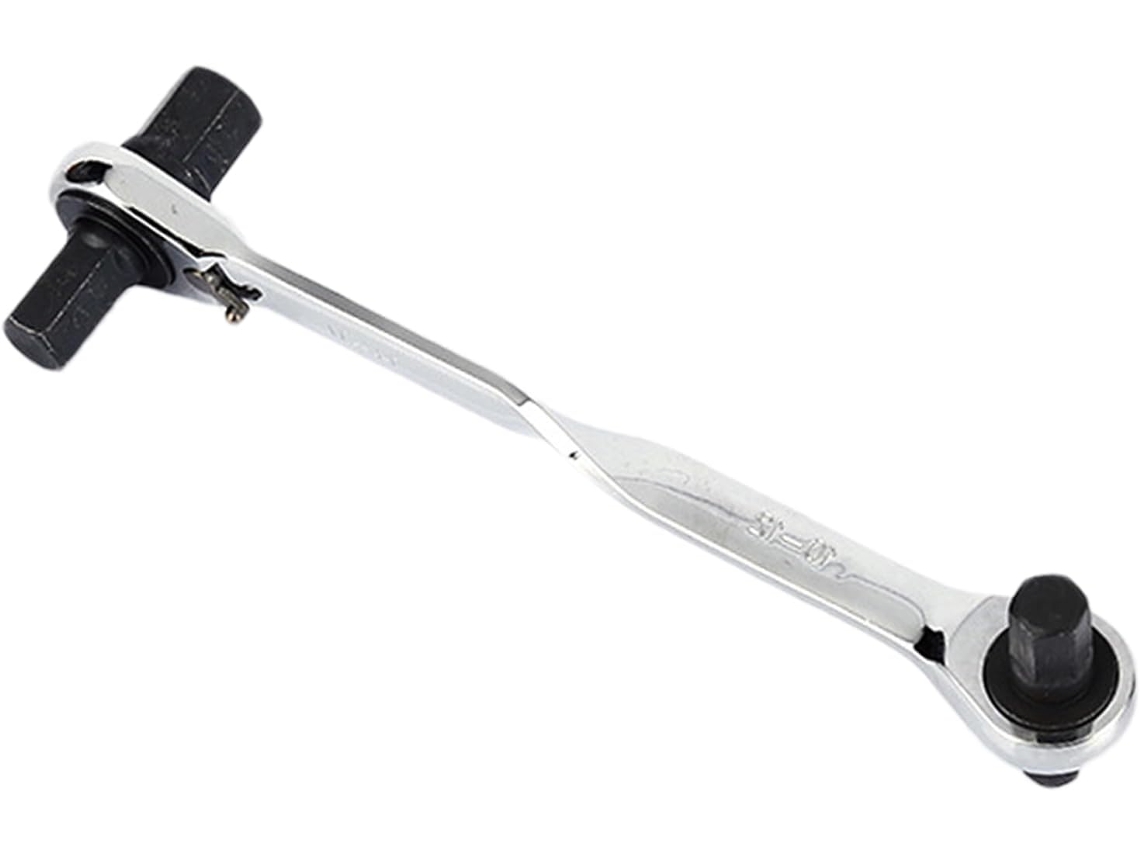 Llave De Carraca 4 En 1 Con Cabezal Flexible, De Doble | De 4 En 1 De Alta Dureza: Llaves De Vaso