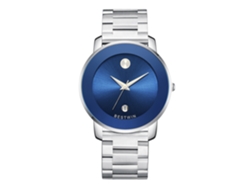 Reloj De Cuarzo Para Hombre (blanco Y Azul)