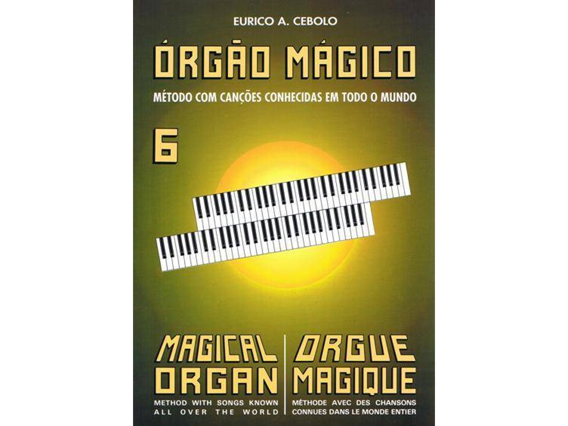 Libro EURICO CEBOLO Órgano Mágico 6 (Portugués)