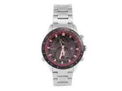 Reloj Analógico De Cuarzo Para Hombre En Acero Inoxidable Con Fecha Y Brazalete De Acero (negro Y Dorado)