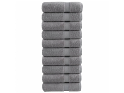 Toallas De Ducha Solund 10 Unidades Gris 70x140 Cm 600 Gsm Wsd110724
