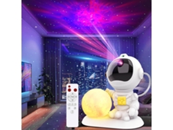 Proyector 3 en 1 Astronaut Galaxy Starry Sky con luz de luna de 3,5 pulgadas, control remoto y temporizador, 33 efectos de iluminación de ha CHRONUS