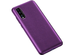 Protector de Lente Traseira Protetora Arranhões para Oppo Find X2 HONGWE. Piel Sintética Morado