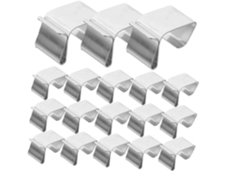 50 Clips Ganchos De Acero Inoxidable Para Canalones, Ideales Para Iluminación Exterior, Colgadores De Guirnaldas De