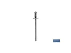 Remache aluminio normal 4.8 x 10 mm   caja 500 unid.