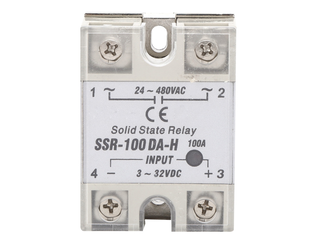 Relé De Estado Sólido Cc-ca Ssr-100a-da-h, Interruptor Sin Contacto, Disipación Rápida, Alta Calidad.