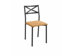 Cadeira de Cozinha Preta Bilbao 38x86x47cm Domus Habana FANMUEBLES
