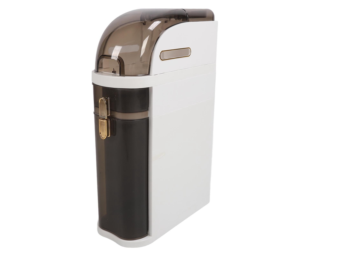 Gabinete con cajones para espacios pequeños, transparente, estrecho, alto, con costuras delgadas, unidad de almacenamiento vertical para baño y cocina B