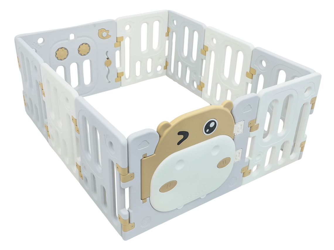 Parque infantil modular Hippo marrón B.active