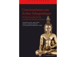 Libro Conversaciones Con Arthur Schopenhauer de Luis F. Moreno Claros (Español)