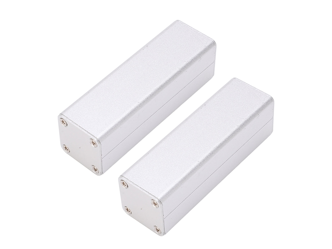 2026velora-2pcs Estuche De Aluminio Aleación Para Proyectos Electrónicos De Equipo Industrial