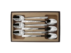 Juego de 6 cucharas de mesa de acero inoxidable para decoración del hogar ROGER ORFÈVRE
