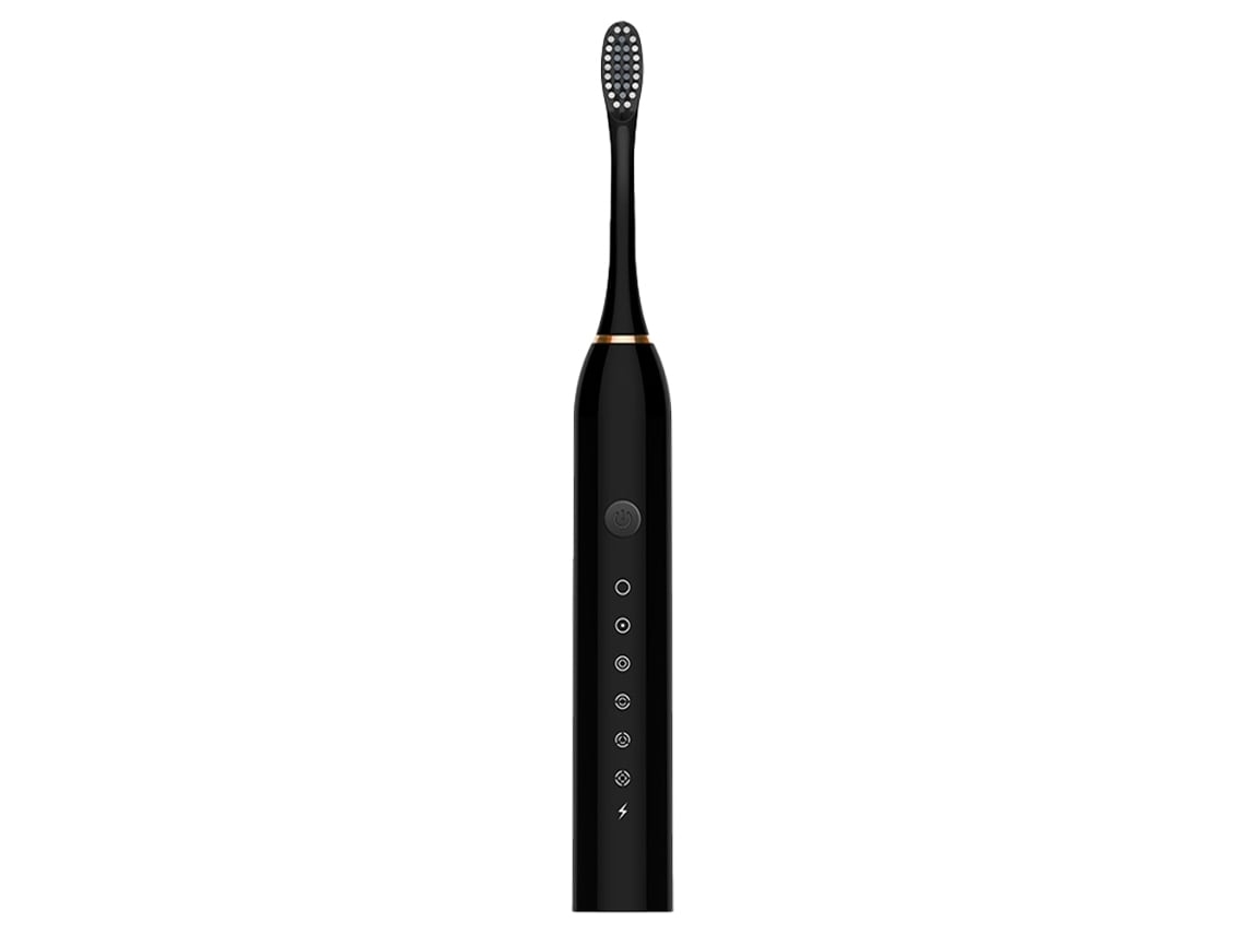 Cepillo De Dientes Eléctrico Ultrasónico, Compatible Con Carga Inalámbrica - Negro*