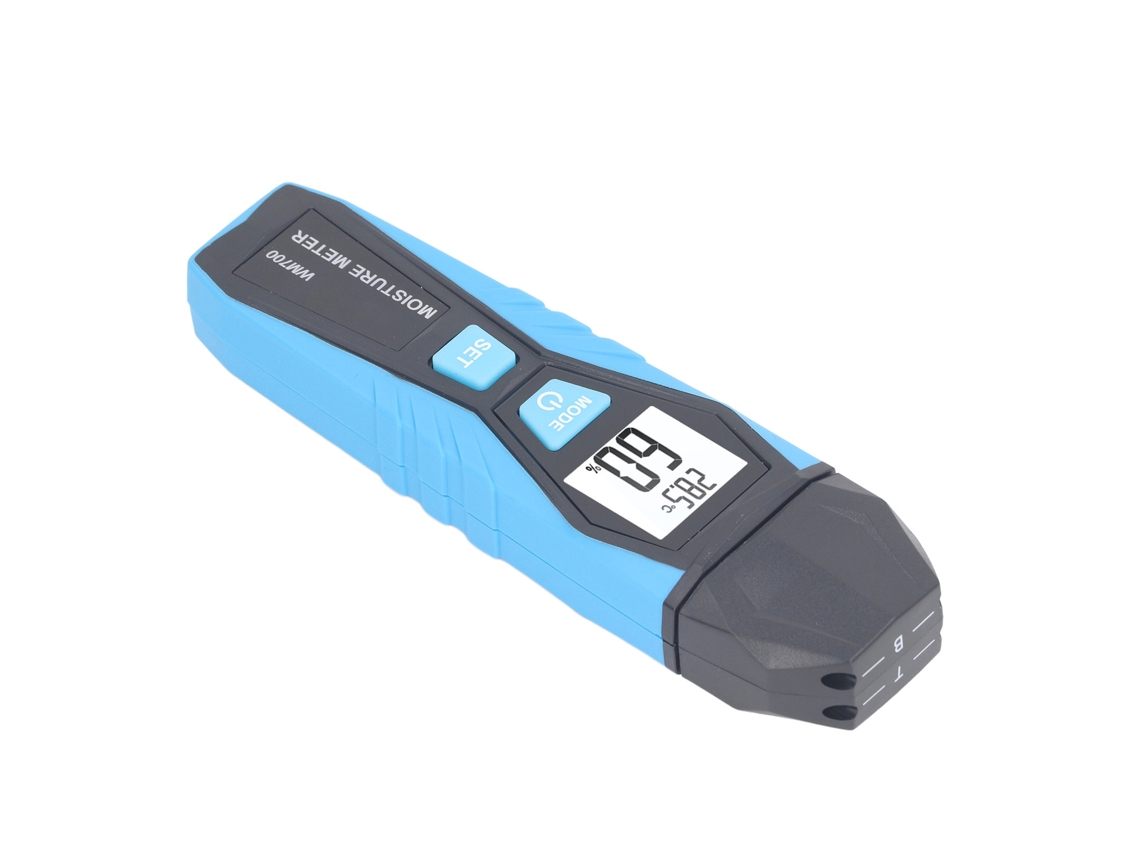 Medidor De Humedad Digital Portátil Lcd 4 En 1 Para Madera, Hormigón Y Ladrillo Wm700
