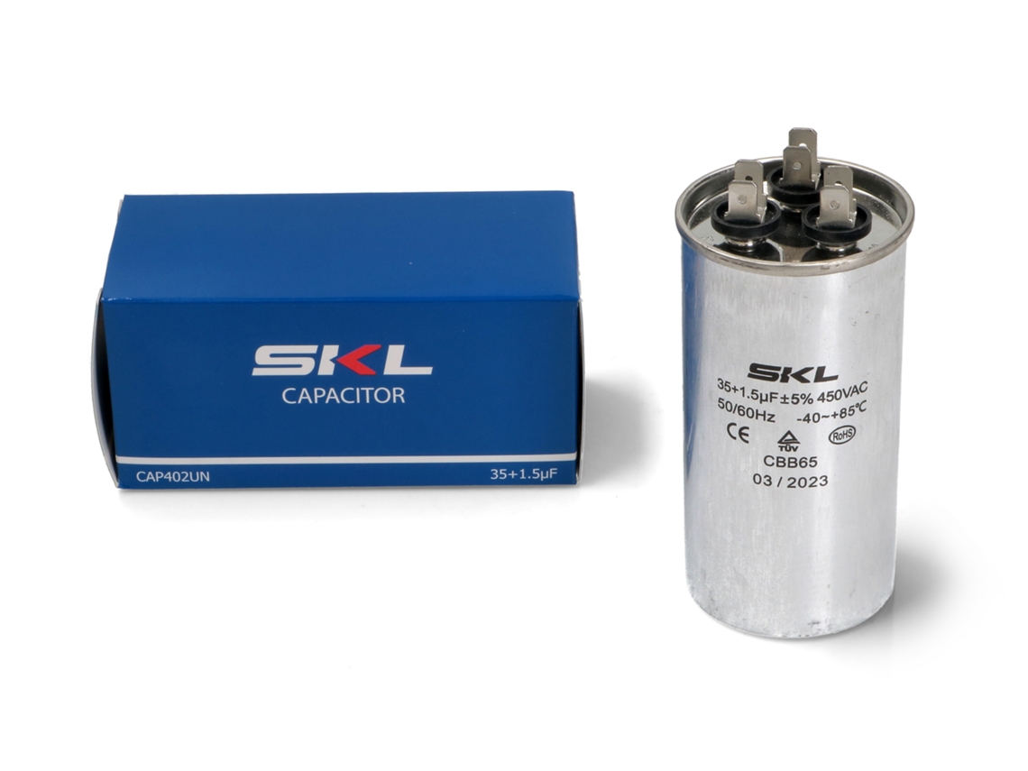 Condensador Para Aire Acondicionado 35+1,5µf Cap402un