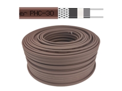 Cable calefactor autorregulable PHC-30, 30 W/m, 230 V, 100 m para techos y tuberías Grand Meyer (uso exterior)
