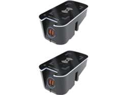 2 Cargadores De Coche De 15 W Sin Soporte De Base De Carga Para Teléfonos Xc90, S90, Xc60, Vc60, S60 Y V90