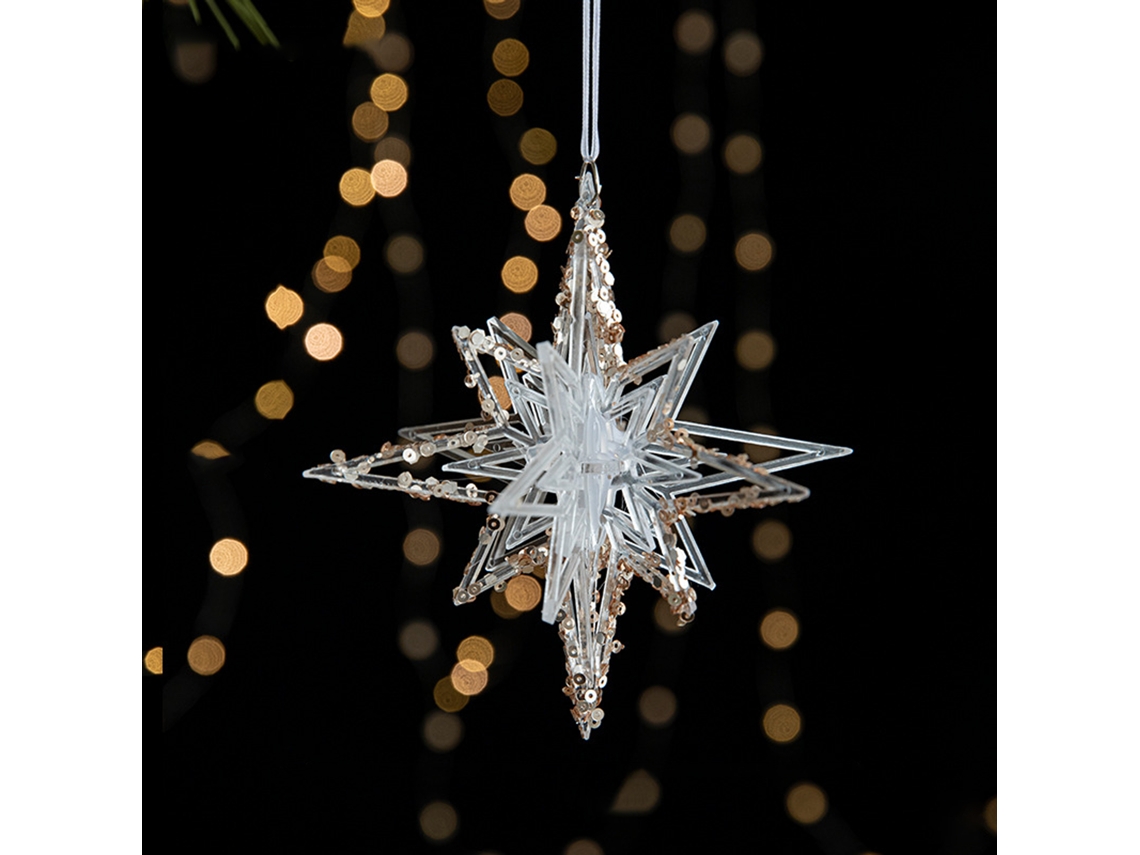 Adornos para árboles de Navidad, adornos en forma de ciervo TRUYUETY