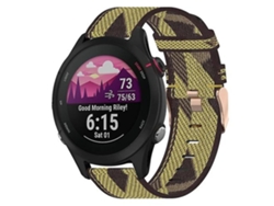 Pulsera Para Garmin Forerunner 255s 18mm Amarelo Chennnls