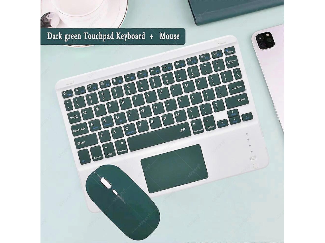 Teclado Bluetooth compatible con ruso, árabe, coreano y español. Compatible con Android, Samsung, Windows, Apple, Mac y iPad. Ly Ebike