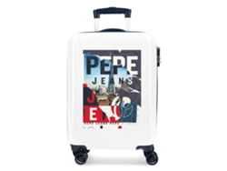Maleta de Cabina PEPE JEANS Digital Azul (38x55x20cm - 34 L)