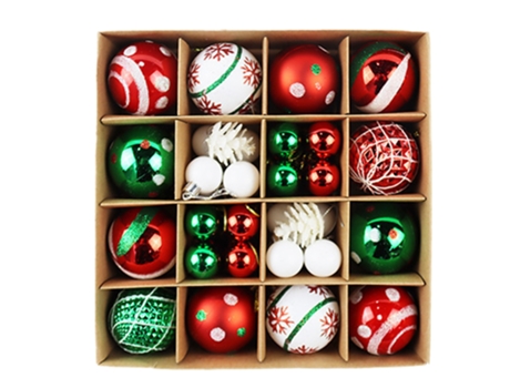 Adornos de bolas de Navidad para el árbol de Navidad, decoraciones para árboles de Navidad, estilo 7
