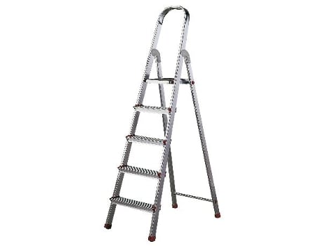 Rolser escaleras aluminio domestica plus 5 peld dop003 en131
